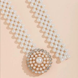 Bridal Pearl Belt